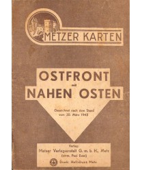 Ostfront mit Nahen Osten. Gezelchnet nach dem Stand vom 30. März 1943