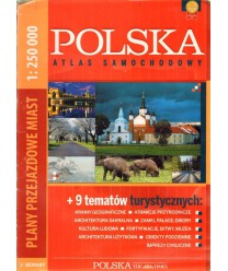 Polska. Atlas samochodowy 1:250 000