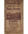 Ravensteins Grosse Rad und Autokarte. Oppeln - Krakau