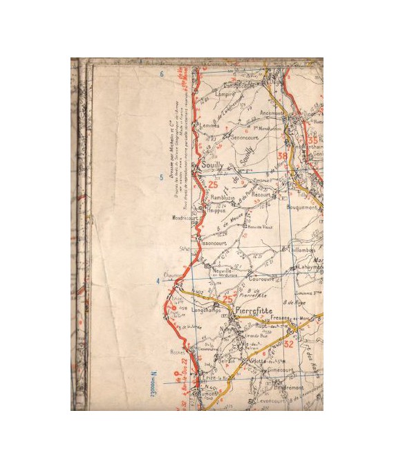 Europe Road map. Verdun - Wissembourg