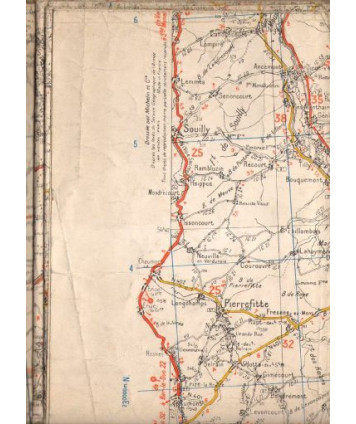 Europe Road map. Verdun - Wissembourg