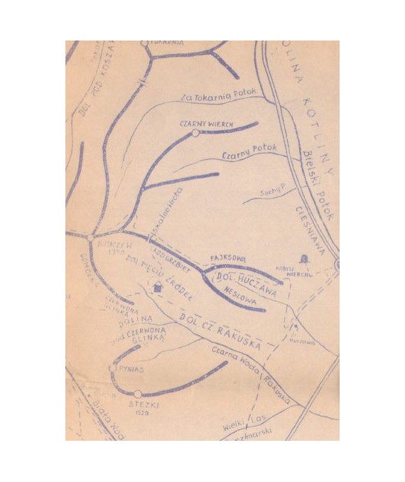 Mapa graniowa Tatr Wysokich