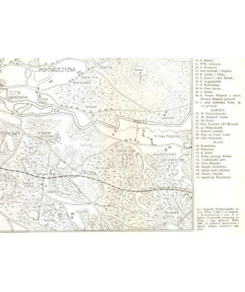 Plan miasta Wilna z 1881 roku
