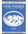 Tatry Polskie. Mapa topograficzna w skali 1:10 000. Witów