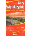 Góry świętokrzyskie. Mapa turystyczna