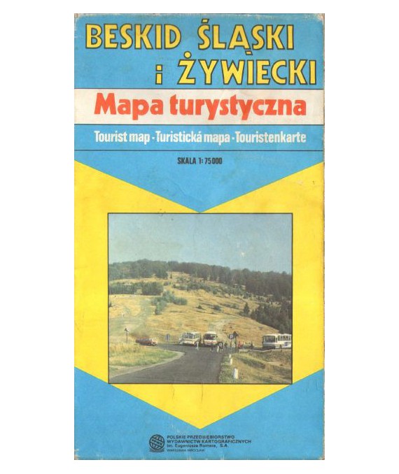 Beskid Śląski i Żywiecki. Mapa turystyczna