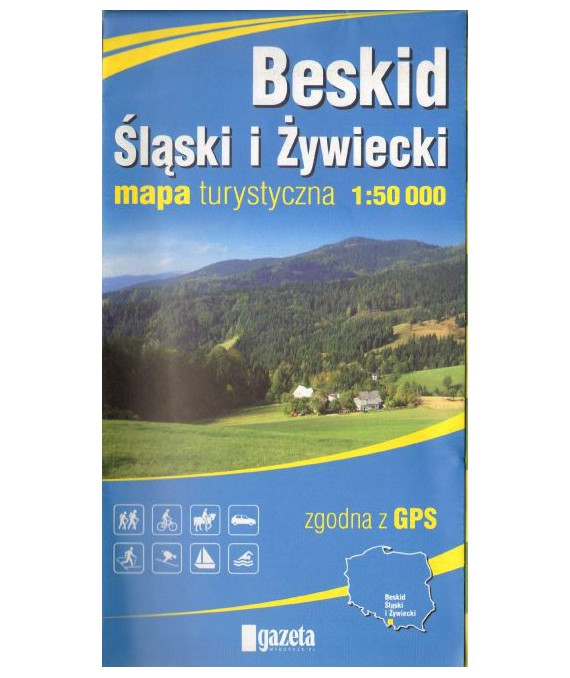 Beskid Śląski i Żywiecki. Mapa turystyczna