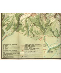 Tatry. Panoramicka mapa (pohlad zo severu a z juhu)