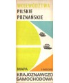 Województwa pilskie, poznańskie. Mapa krajoznawczo-samochodowa