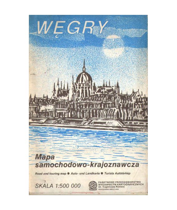 Węgry. Mapa samochodowo-krajoznawcza