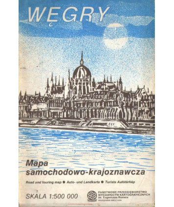 Węgry. Mapa samochodowo-krajoznawcza