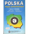 Polska. Mapa samochodowa