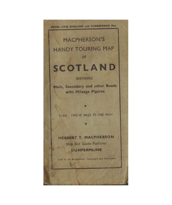 MacPherson's handy touring map of Scotland