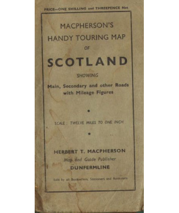 MacPherson's handy touring map of Scotland