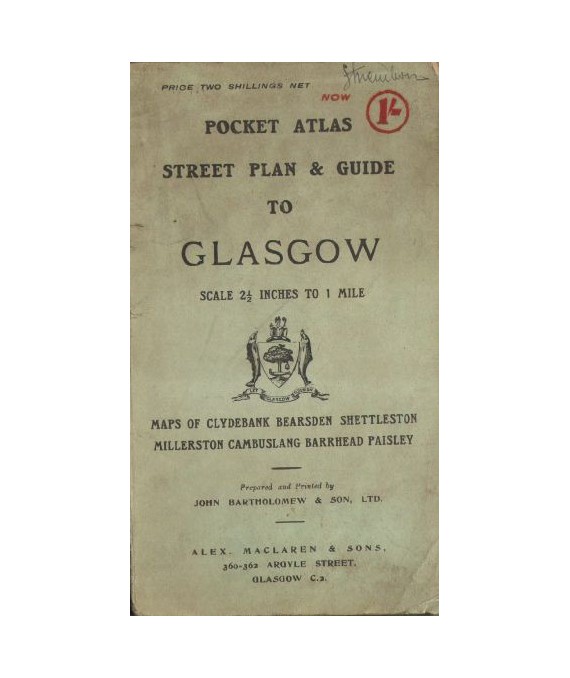Street plan & guide to Glasgow
