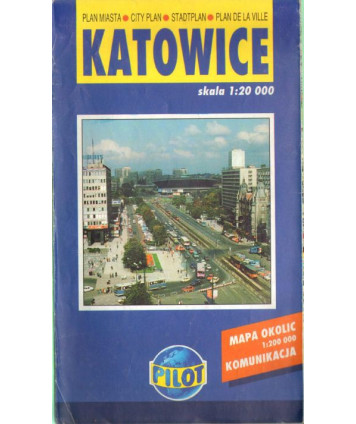 Katowice. Plan miasta
