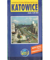 Katowice. Plan miasta
