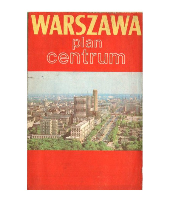 Warszawa. Plan centrum