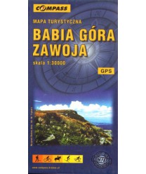 Babia Góra. Zawoja. Mapa turystyczna