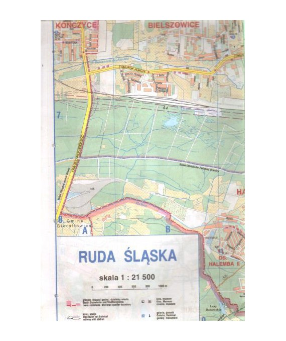 Ruda Śląska. Plan miasta
