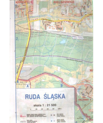 Ruda Śląska. Plan miasta