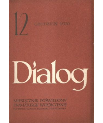 Dialog. Miesięcznik poświęcony dramaturgii współczesnej