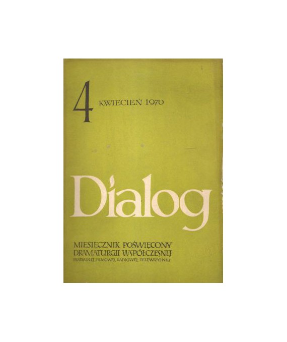 Dialog. Miesięcznik poświęcony dramaturgii współczesnej