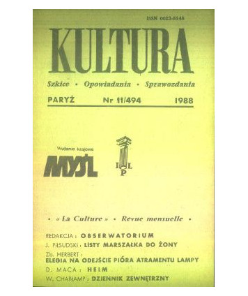 Kultura. Szkice - Opowiadania - Sprawozdania