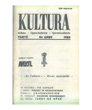 Kultura. Szkice - Opowiadania - Sprawozdania