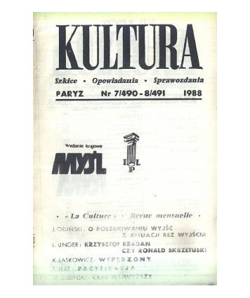 Kultura. Szkice - Opowiadania - Sprawozdania