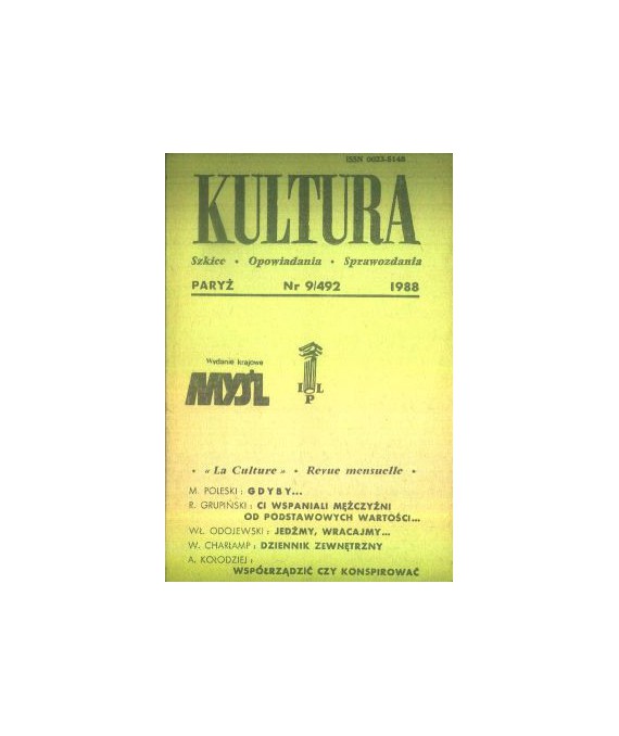 Kultura. Szkice - Opowiadania - Sprawozdania