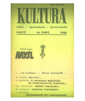 Kultura. Szkice - Opowiadania - Sprawozdania