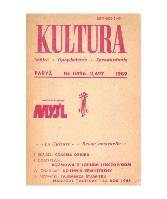 Kultura. Szkice - Opowiadania - Sprawozdania