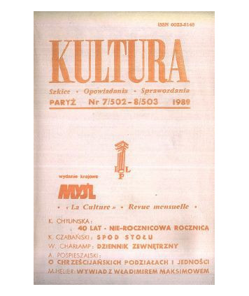 Kultura. Szkice - Opowiadania - Sprawozdania