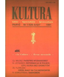 Kultura. Szkice - Opowiadania - Sprawozdania
