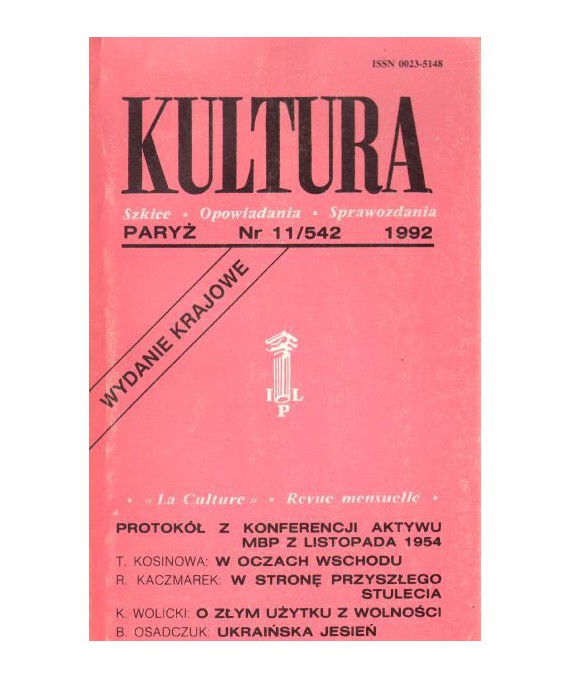Kultura. Szkice - Opowiadania - Sprawozdania