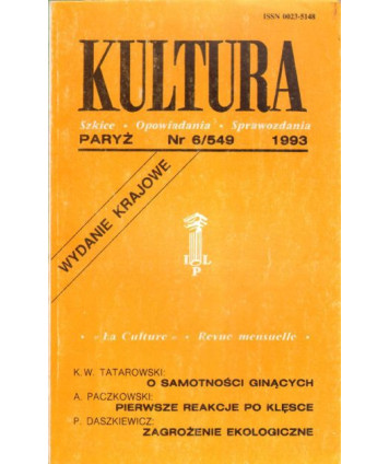 Kultura. Szkice - Opowiadania - Sprawozdania