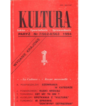 Kultura. Szkice - Opowiadania - Sprawozdania