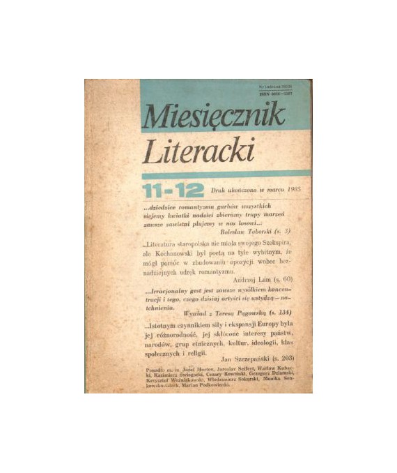 Miesięcznik Literacki