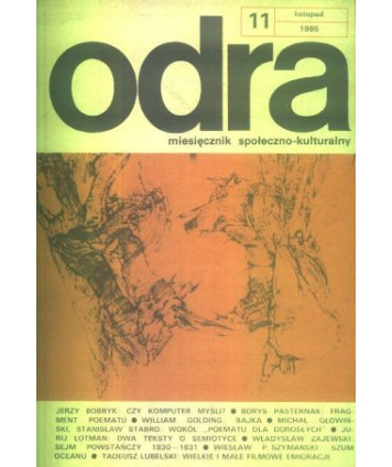 Odra. Miesięcznik społeczno-kulturalny
