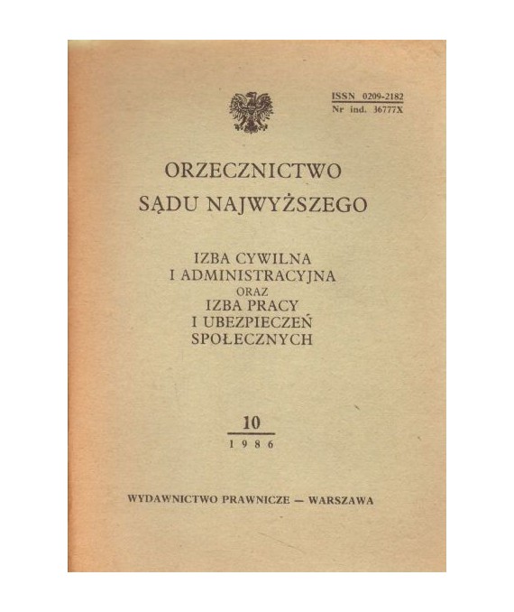 Orzecznictwo Sądu Najwyższego