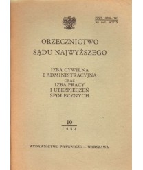 Orzecznictwo Sądu Najwyższego