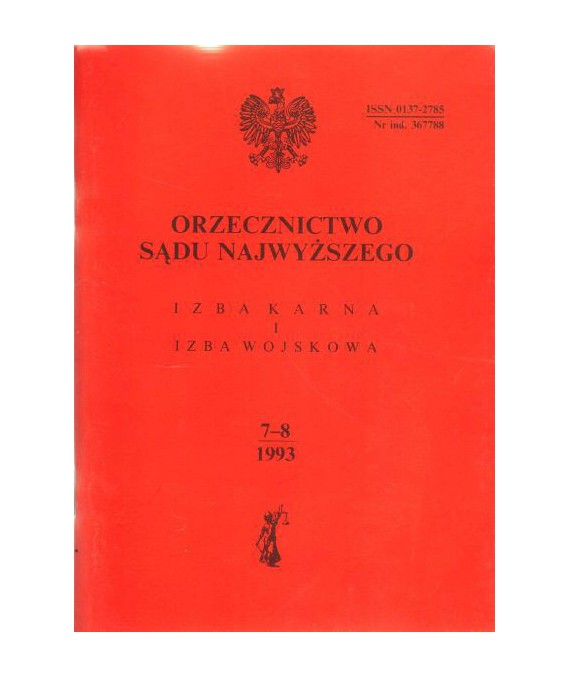 Orzecznictwo Sądu Najwyższego