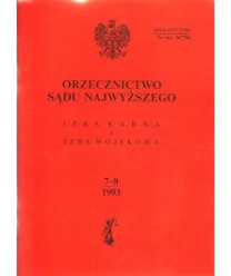 Orzecznictwo Sądu Najwyższego