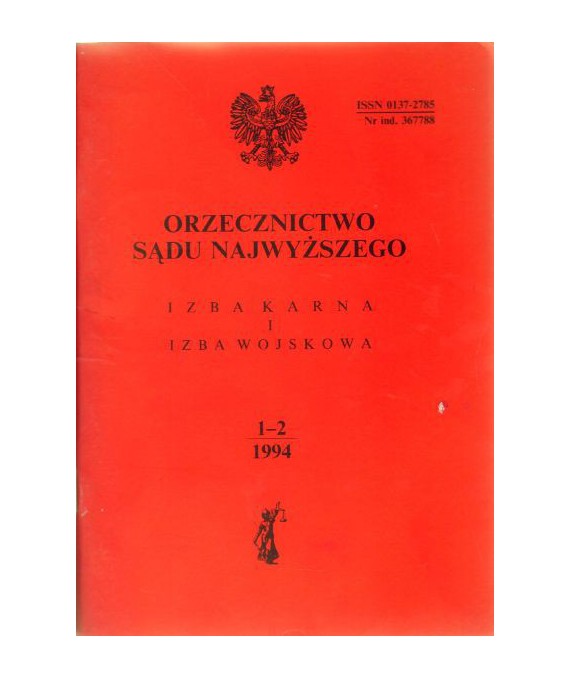Orzecznictwo Sądu Najwyższego