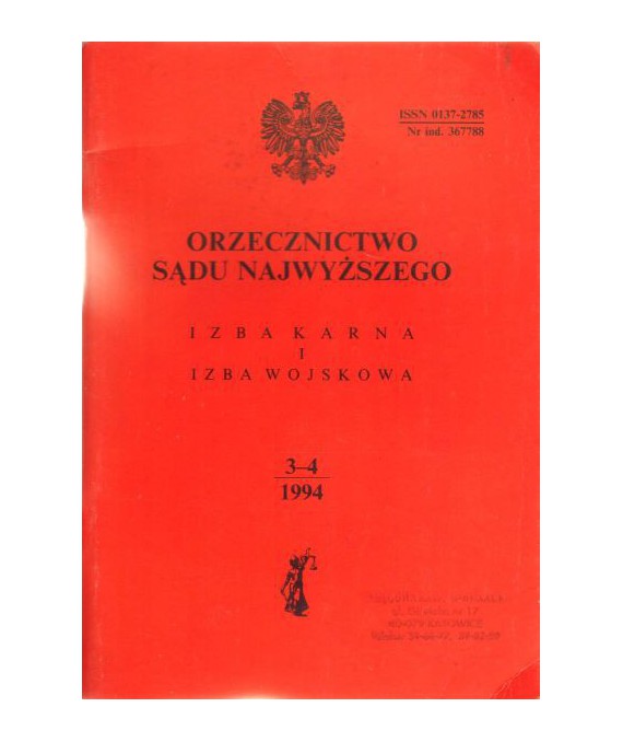 Orzecznictwo Sądu Najwyższego