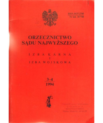Orzecznictwo Sądu Najwyższego