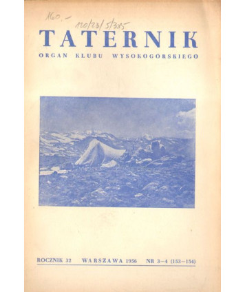 Taternik. Organ Polskiego Związku Alpinizmu poświęcony sprawom taternictwa, alpinizmu i speleologii