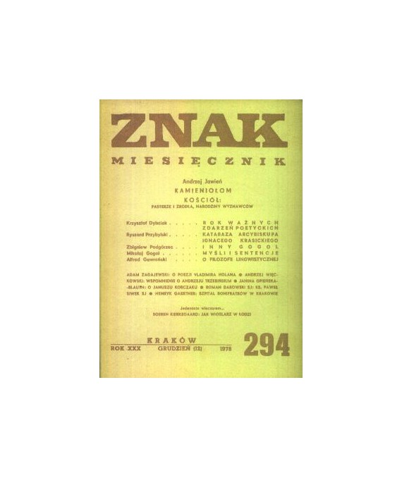Znak. Miesięcznik