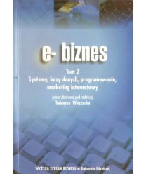 e-biznes t.1-2, Sieci komputerowe i technologie internetowe, Systemy, bazy danych, programowanie, marketing internetowy